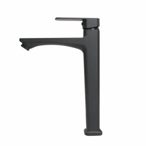 MONOMANDO LAVABO ALTO NEGRO FONTASTOCK