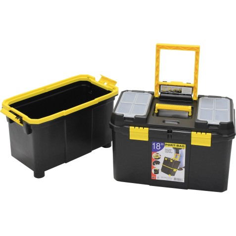 CAJA MULTIUSOS PLÁSTICO CON RUEDAS MADER