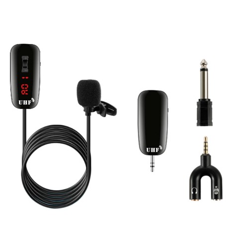MICRÓFONO INALÁMBRICO CLIP UHF CON...