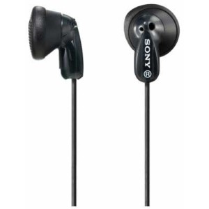 AURICULAR DE BOTÓN NEGRO SONY
