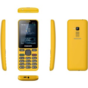 TELEFONO MOVIL MM139 2.4"| VGA | AMARILLO MAXCOM