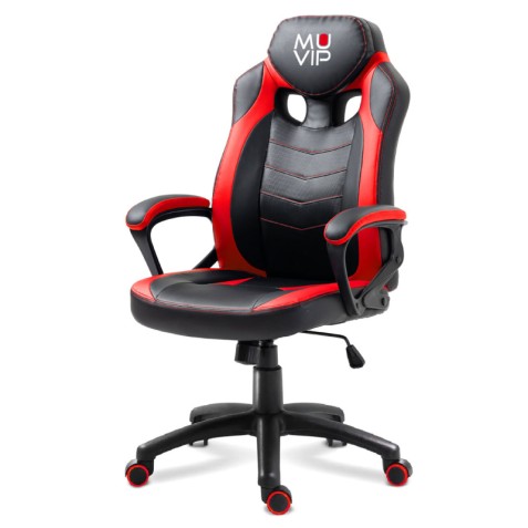 SILLA GAMING GM1400 NEGRO / ROJO MUVIP
