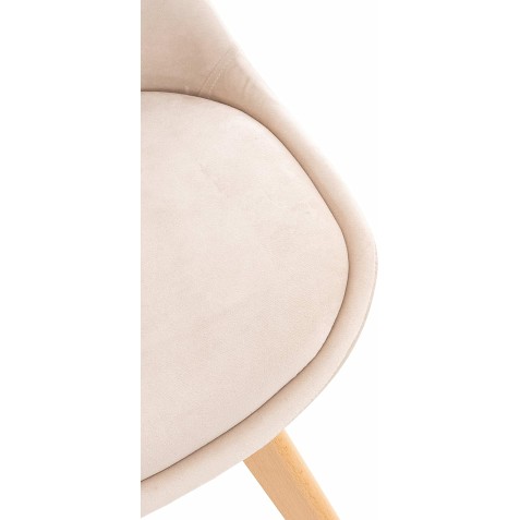 PACK 2 SILLAS DESIGN D400 TELA BEIGE...