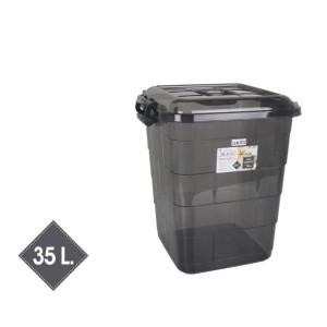 CAJA PLASTICA PLATIN TETRIS 35 LITROS CONFORTIME