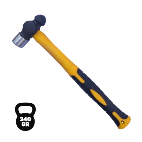 MARTILLO DE BOLA MANGO DE FIBRA 340GR...