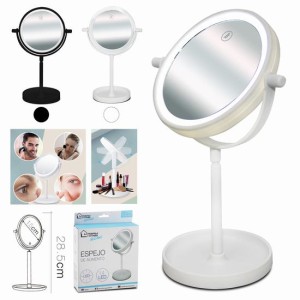 ESPEJO SOBREMESA CON LED 15CM URBAN...
