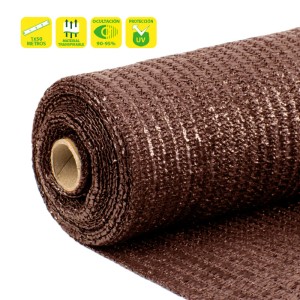 MALLA DE SOMBREO MARRON 1X50 METROS...