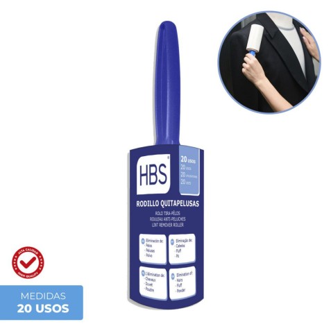 QUITAPELUSA DE 20 USOS HBS