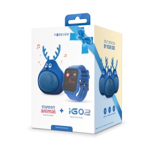 PACK ALTAVOZ ABS-100 + SMARTWATCH JW-150 AZUL FOREVER