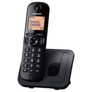 TELÉFONO INALÁMBRICO DECT PANASONIC KX-TGC210SPB NEGRO