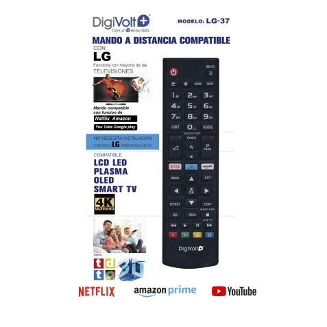 MANDO A DISTANCIA COMPATIBLE LG...