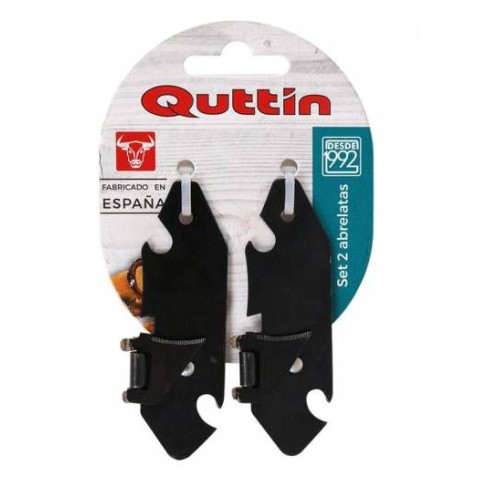 PACK 2 ABRELATAS 8CM PAVONADOS QUTTIN