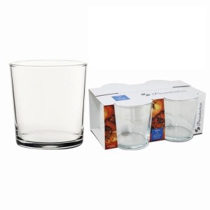 REACONDICIONADO SET 4 VASOS BISTRO MEDIO 380CC PASABAHCE