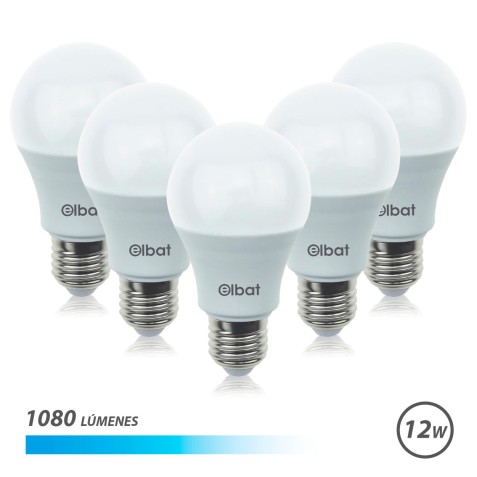 REAC PACK 5• BOMBILLAS LED A60 | 12W...
