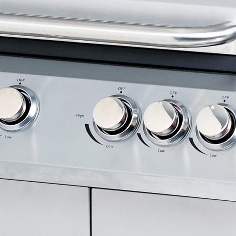 REACONDICIONADA BARBACOA GAS INOX 5...