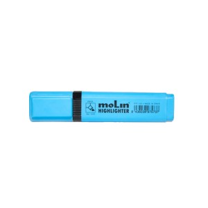 MARCADOR FLUORESCENTE MOLIN RECTANGULAR AZUL