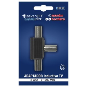 ADAPTADOR INDUCTIVO TV (1 MACHO/2...