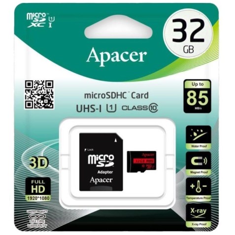 MICRO SD CLASE 10 CON ADAPTADOR 32GB...
