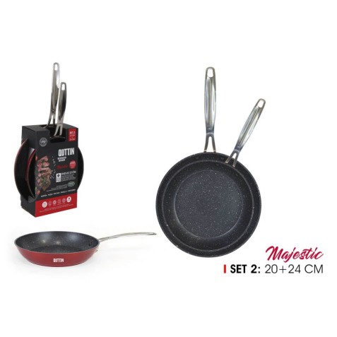 SET 2 SARTENES 20/24CM ALUM FORJADO...