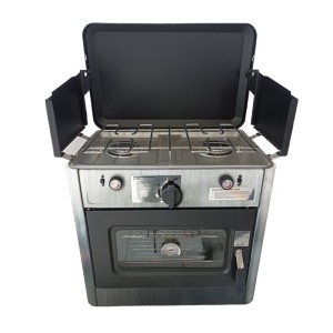 COCINA 2 FUEGOS CON TAPA + HORNO DE...