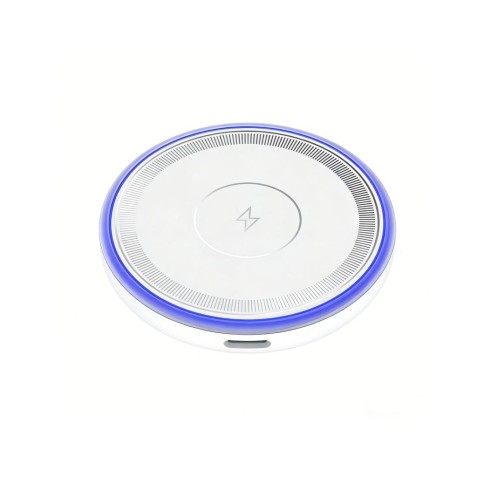 CARGADOR INALAMBRICO 15W CON LED AZUL...