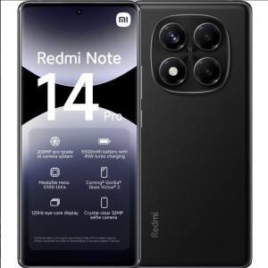 SMARTPHONE REDMI NOTE 14 PRO 6.67" | 8GB | 256GB | 200MPX NEGRO XIAOMI