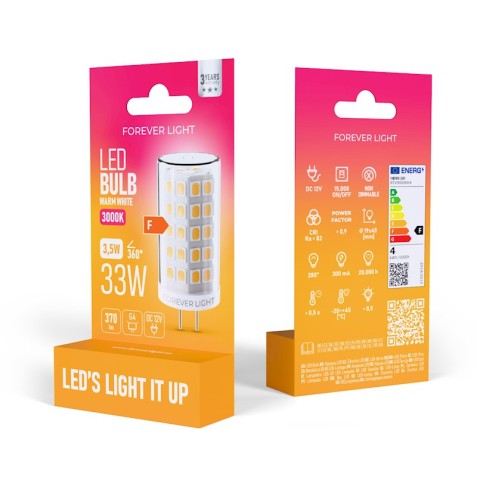 BOMBILLA LED G4 3.5W 12V 370 LUMEN...