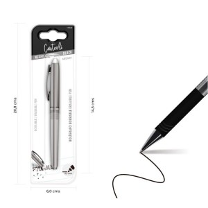 BOLIGRAFO BORRABLE 0.7MM NEGRO CASTERLI