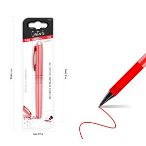 BOLIGRAFO BORRABLE 0.7MM ROJO CASTERLI