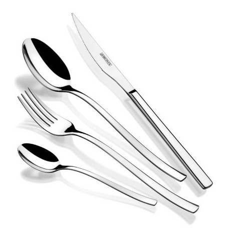 SET 24 CUBIERTOS ACERO INOX GENOVA MONIX