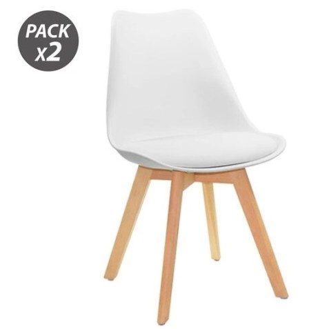 REACONDICIONADO PACK 2 SILLAS DESIGN...