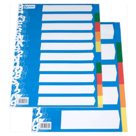 JUEGO SEPARADOR FOLIO DE 5 POSICIONES...