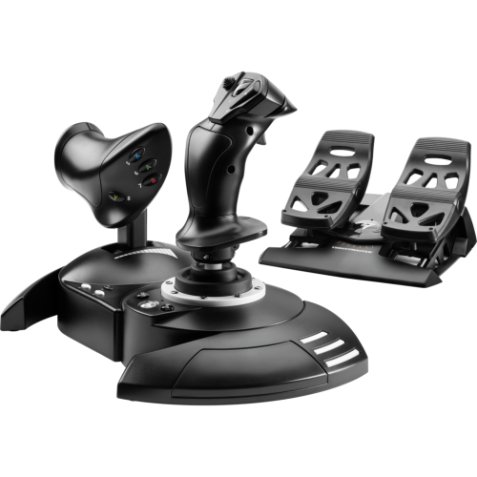 JOYSTICK + PEDALES T.FLIGHT FULL KIT...