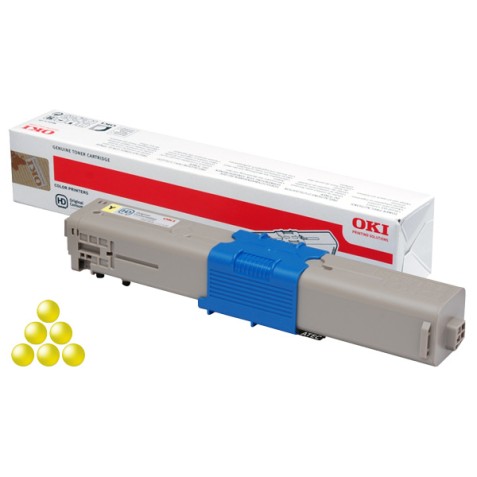 OKI Toner C332/MC363 Amarillo 1.5K
