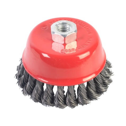 CEPILLO COPA ALAMBRE TRENZADO 100MM...