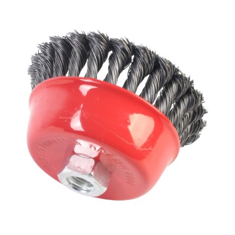 CEPILLO COPA ALAMBRE TRENZADO 100MM...