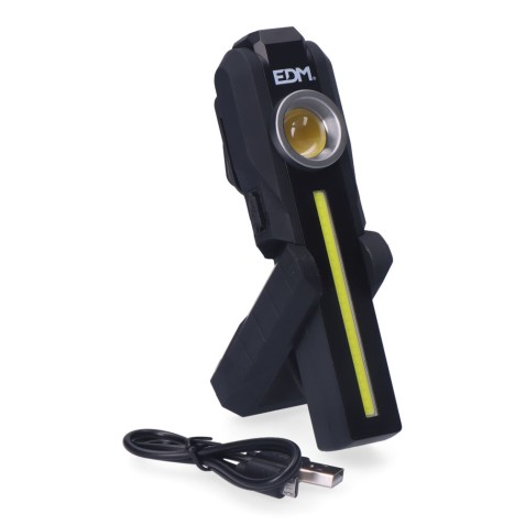 LINTERNA TALLER REDONDA CON IMAN LED...