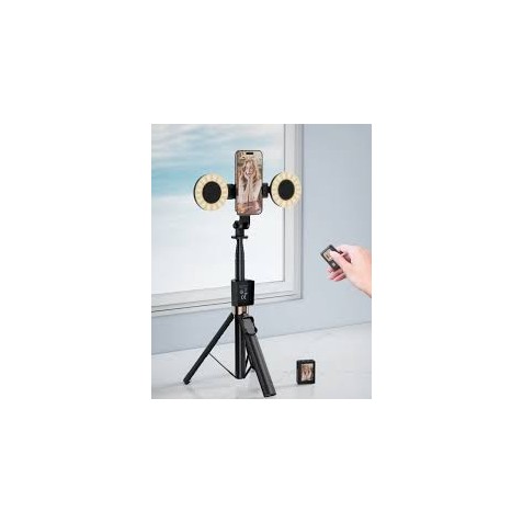 REAC TRIPODE + PALO SELFIE BLUETOOTH...