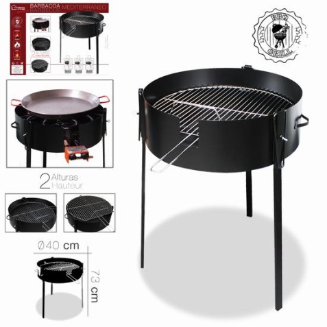 BARBACOA CARBON MODELO MEDITERRANEO...