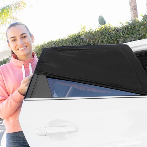 PACK 2 MALLAS PARASOL VENTANAS COCHE...