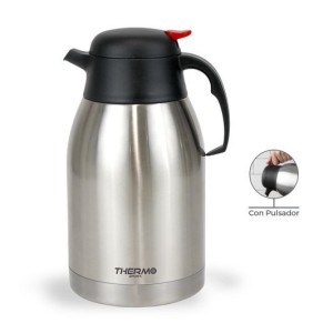 JARRA TERMICA ACERO INOXIDABLE CON PULSADOR 2 LITROS THERMOSPORT