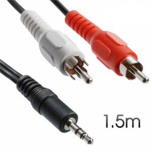 CABLE STEREO MINI JACK 3.5 - RCA...