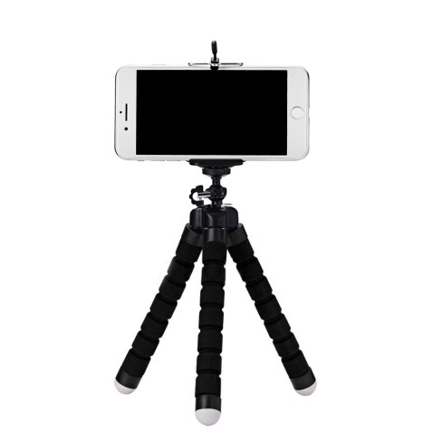 MINI TRÍPODE FLEXIBLE SMARTPHONE NEGRO