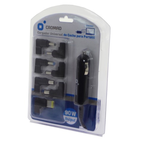CARGADOR UNIVERSAL COCHE 90W CROMAD