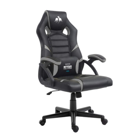 SILLA GAMING SERIE NITRO NEGRO/GRIS...