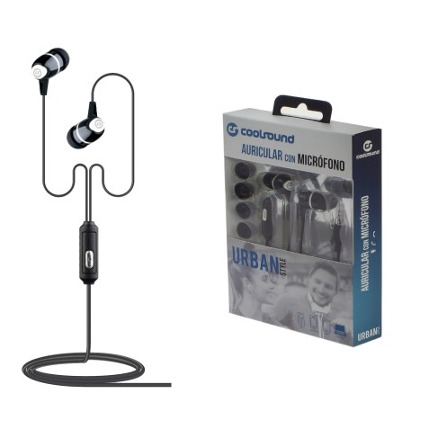 AURICULAR + MICRÓFONO URBAN MIC...