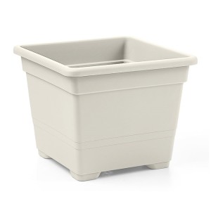 MACETA CUADRADA 45CM BLANCA BLIM