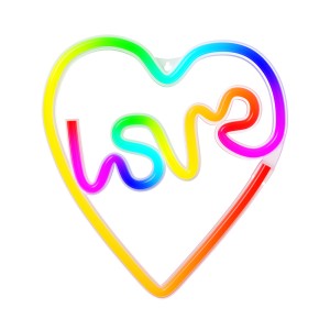 LAMPARA DECORATIVA NEON LED LOVE IN...