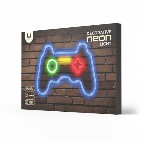 LAMPARA DECORATIVA NEON LED GAMEPAD...