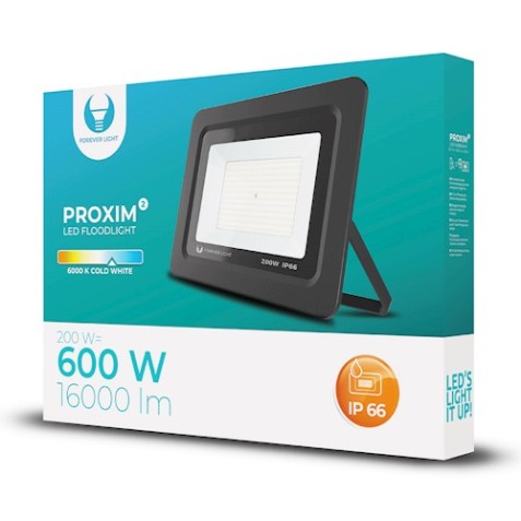 FOCO LED 200W 16000 LUMENS IP66 6000K...
